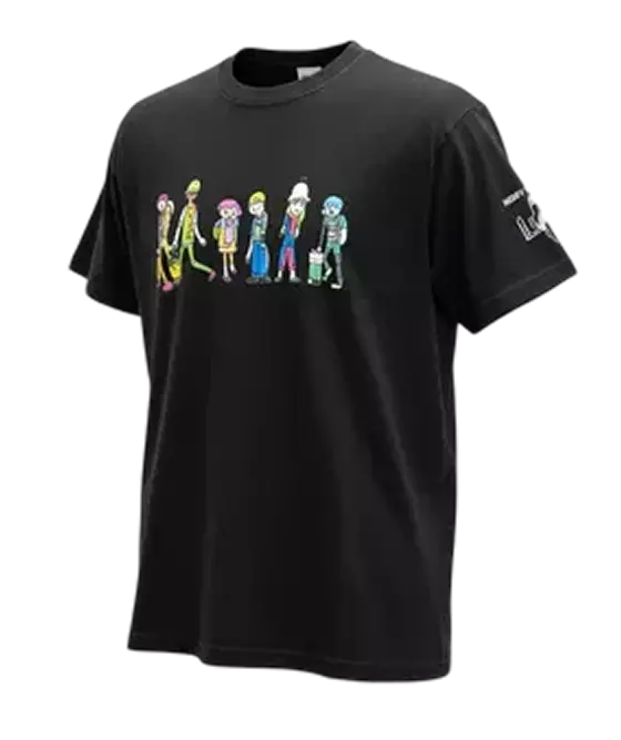 Jo×LUOVA みんなでサ旅 ビックシルエット半袖Tシャツ Black