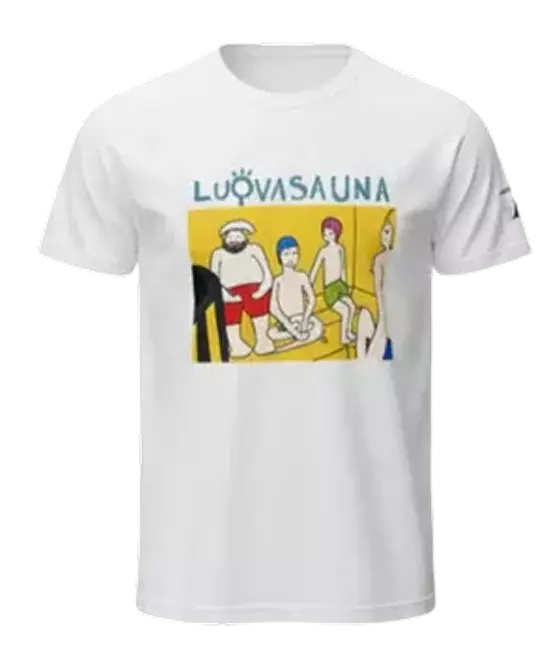 Jo×LUOVA みんなでLUOVA ビックシルエット半袖Tシャツ White